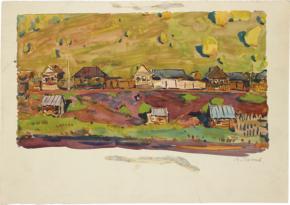 Бубнов Владимир Васильевич. Село Верхняя Лука. На реке Юрюзань 